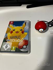 Pokemon Let’s go pikachu + pokeball plus switch