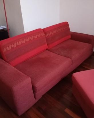 Divano rosso