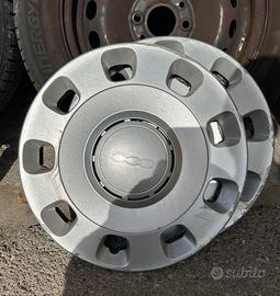 ORIGINALI COPRI CERCHI R14 PER FIAT 500
