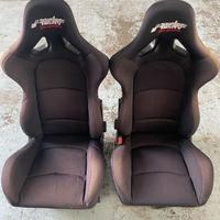 coppia sedili sportivi reclinabili Simoni Racing 