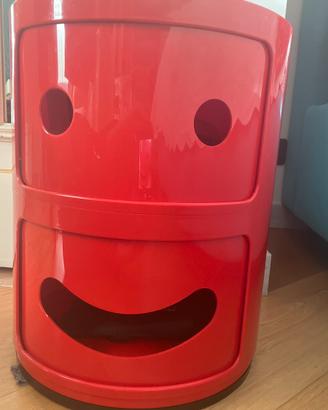 Comodino rosso kartell