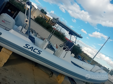 Gommone sacs s madras 750 tubi nuovi motore 250cv