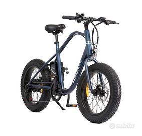 Bici nilox colore verde militare  a batteria