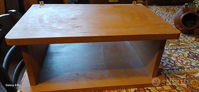 mensola porta tv in legno abete