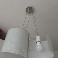 Lampadario moderno a sospensione in vetro – bianco
