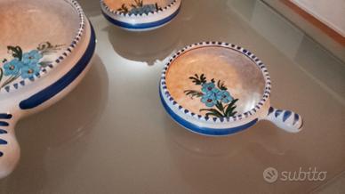 set di ciotole in terracotta smaltata 