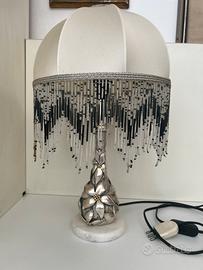 Lampada abat jour ottaviani argento 800