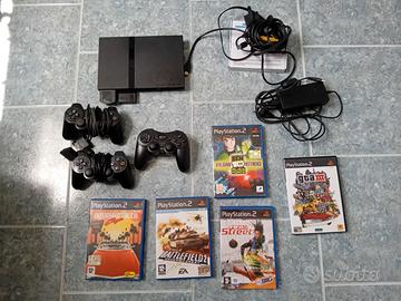 Playstation 2 slim con giochi e controller