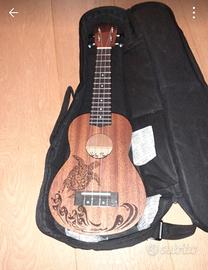 Ukulele soprano Thomann +corde+custodia originali