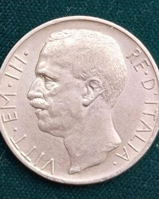 10 lire "Biga" 1928 Vittorio Emanuele III