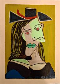 Dipinto in acrilico - Omaggio a Picasso