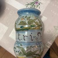 Vaso ceramica vecchia Savona anni 70