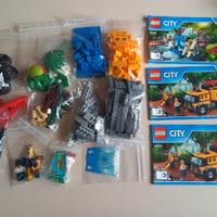Lego Set 60160 LAB MOBILE GIUNGLA COMPLETO e ISTR