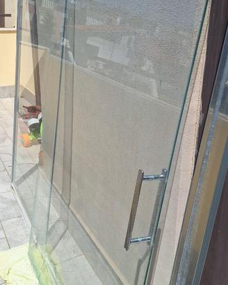 Box vasca in vetro temperato scorrevole – come nuo