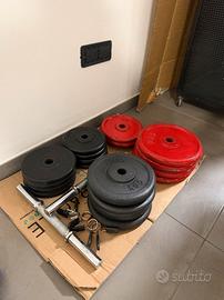 SET PESI E PANCA PIANA 