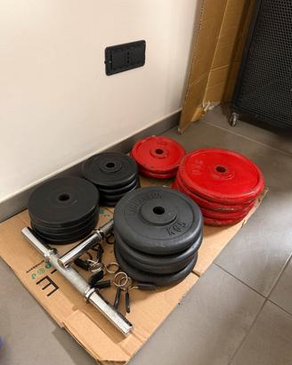 SET PESI E PANCA PIANA 