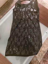 vestito da donna con pallettes