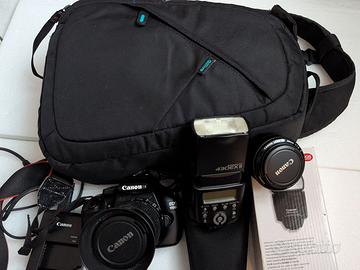 Canon EOS1100D + 18-55mm + 50mmf/1.8 + Flash Canon