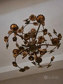Lampadario in Ferro Battuto – Stile Fiorentino 