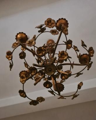 Lampadario in Ferro Battuto – Stile Fiorentino 