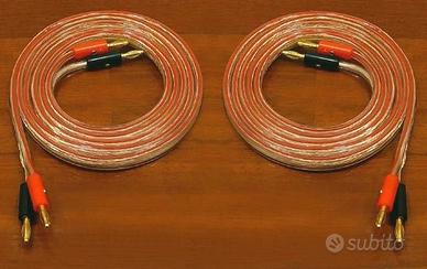 Cavi di potenza 2x2,10 mt diffusori casse