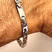 Braccialetto acciaio uomo