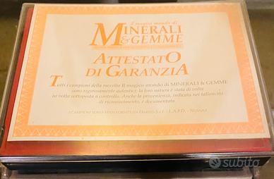 Collezione minerali e gemme