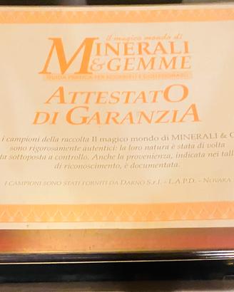 Collezione minerali e gemme