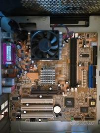 Cpu Athlon 2400+ scheda madre Asus a7v8x-mx