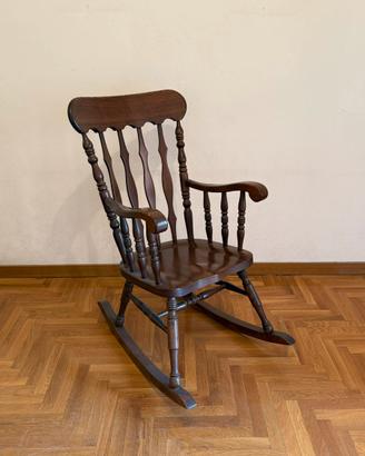 Sedia dondolo classic vintage