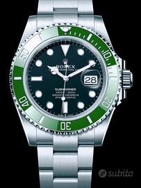 Rolex Sub data ghiera verde nuovo 2025 126610LV