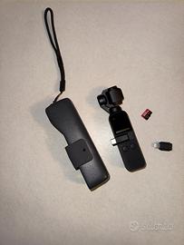 DJI Osmo pocket + accessori + micro sd extreme pro