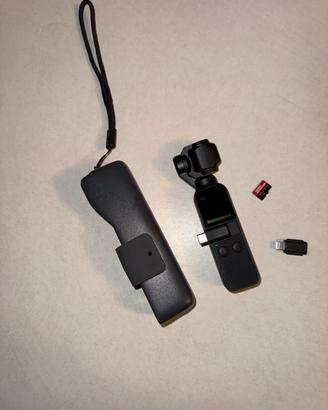 DJI Osmo pocket + accessori + micro sd extreme pro