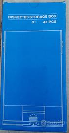 Diskettes storage box 3 pollici 1/2" x 40