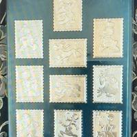 francobolli metallo disney operazione quack