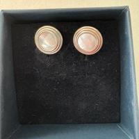 Gemelli Bliss Argento e madreperla