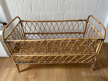Culla vimini/rattan