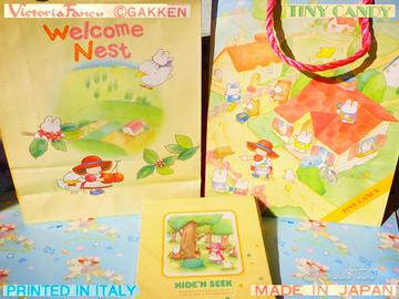 Vintage 1980 TINY CANDY Japan collezione carta NEW