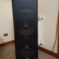 Coppia Casse Acustiche Passive 1400 W max