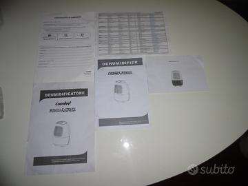 2LibrettiIstruzioni1InItalianoUmidificatore"Comfeè