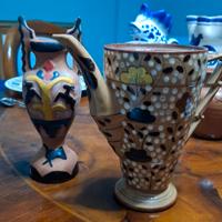 Lotto Ceramiche Artistiche Vintage - Vaso e Brocca