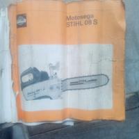manuale uso e manutenzione motosega STIHL 08S