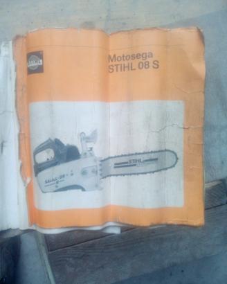 manuale uso e manutenzione motosega STIHL 08S