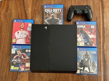 Sony Playstation 4 500GB + 5 giochi e controller