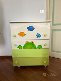 🐸Fasciatoio con spazio vaschetta e 4 cassetti