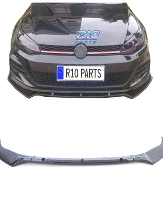 SPOILER LIP VOLKSWAGEN VW GOLF 7 7.5 NERO LUCIDO