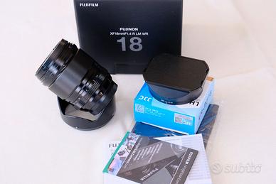 FUJIFILM FUJI FUJINON 18MM 18 1.4 F1.4 WR + JXF18