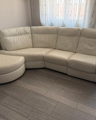 Divano in VERA pelle