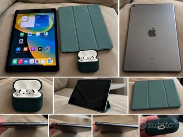Apple iPad 8ª gen 32GB + AirPods 3 + cover incluse