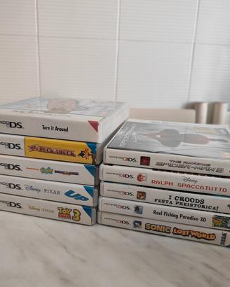 Lotto di videogiochi Nintendo DS e 3DS